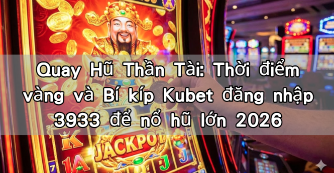 Quay Hũ Thần Tài: Thời điểm vàng và Bí kíp Kubet đăng nhập 3933 để nổ hũ lớn 2026